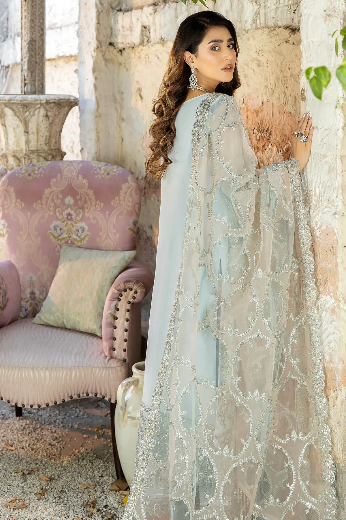 De Lambent Majestic by Imrozia Unstitched 3 Piece Chiffon Collection'2023-M-31-Emma