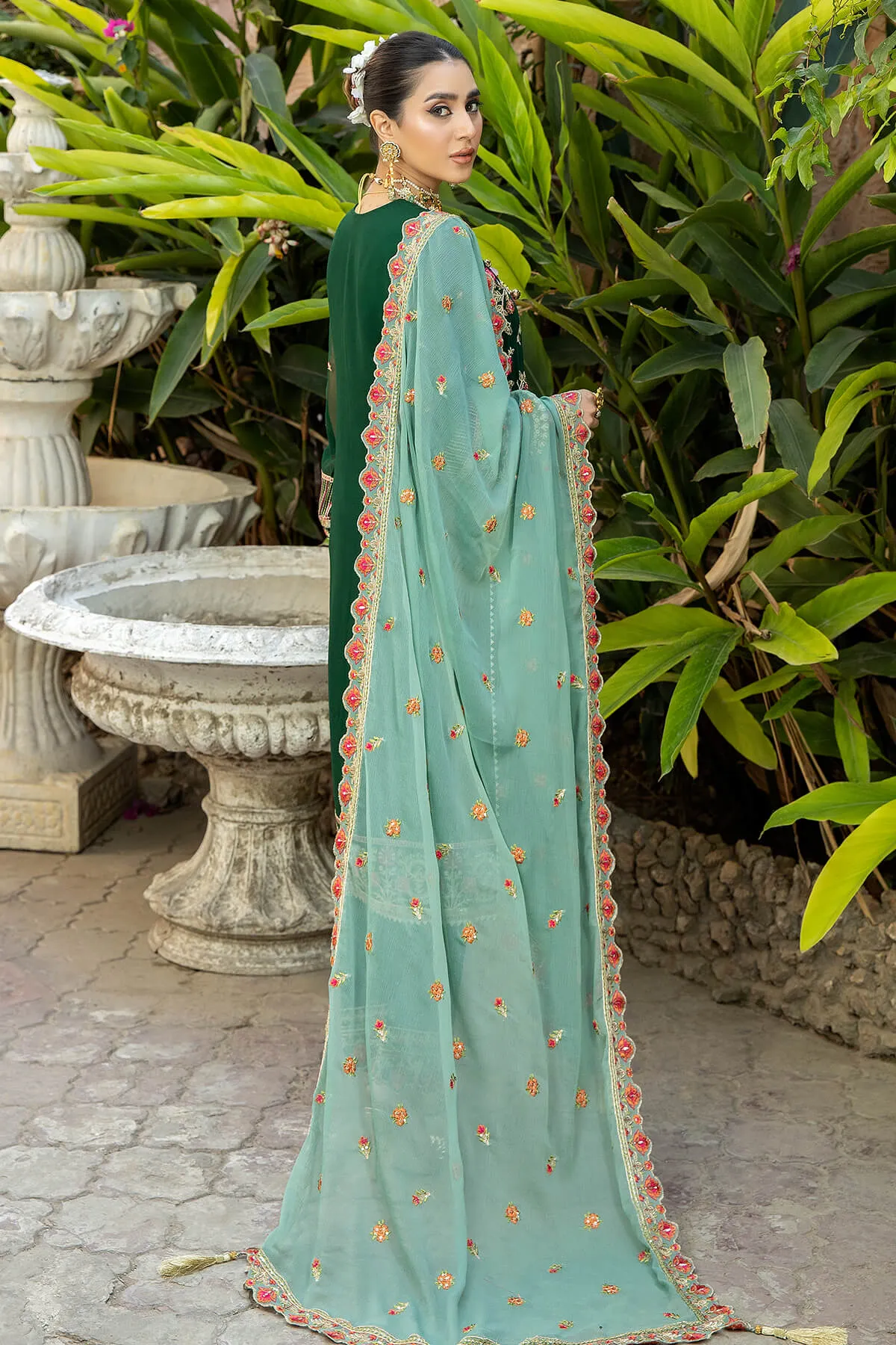 De Lambent Majestic by Imrozia Unstitched 3 Piece Chiffon Collection'2023-M-38-Emna