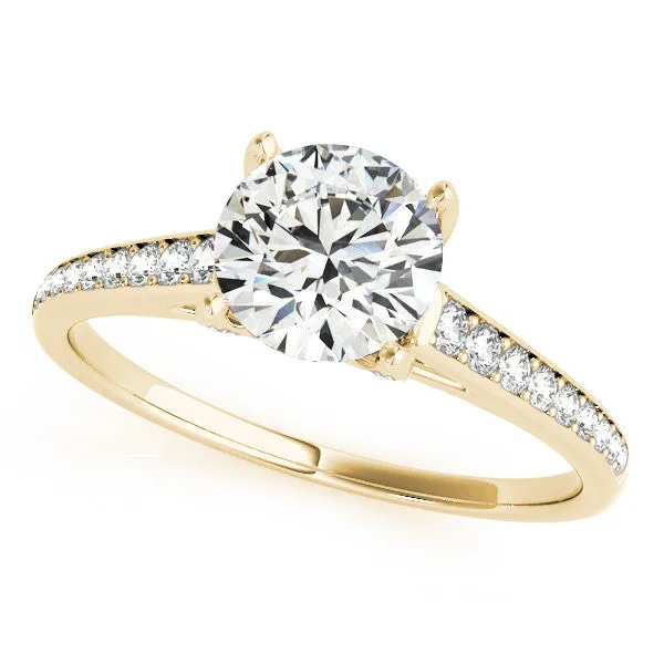 Diamond Wedding Set Moissanite Center Engagement Rigng -  Fina