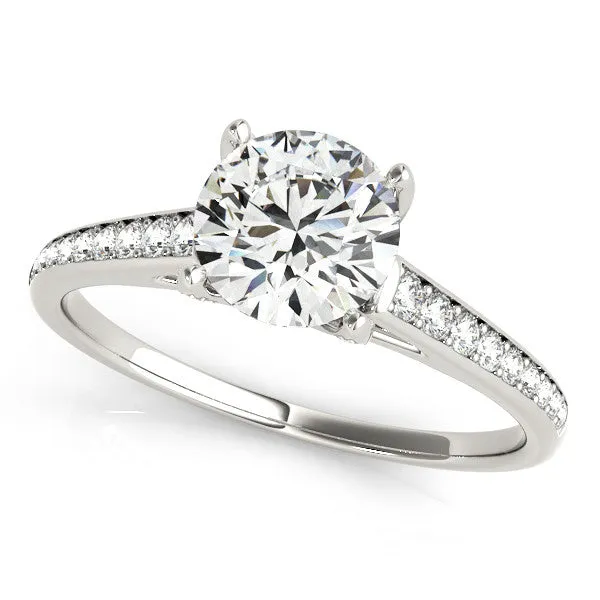 Diamond Wedding Set Moissanite Center Engagement Rigng -  Fina