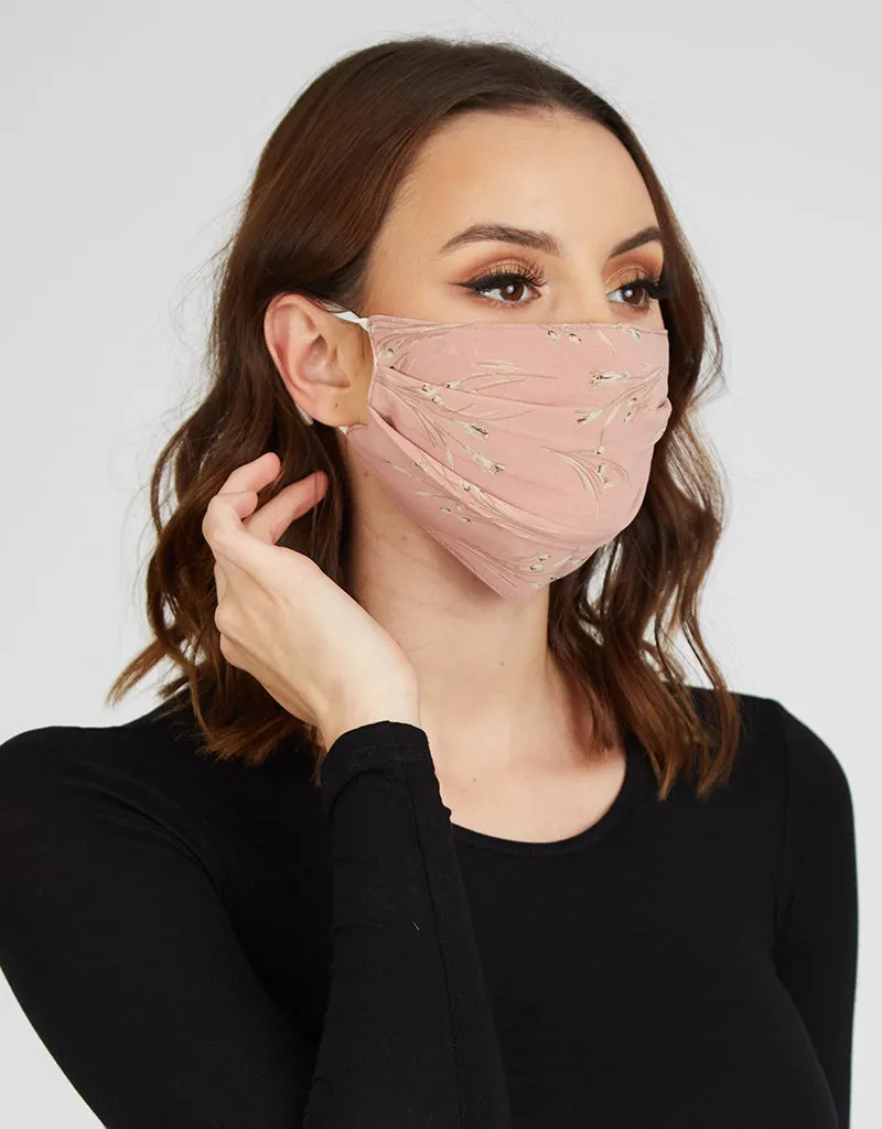 Face Mask Floral Chiffon