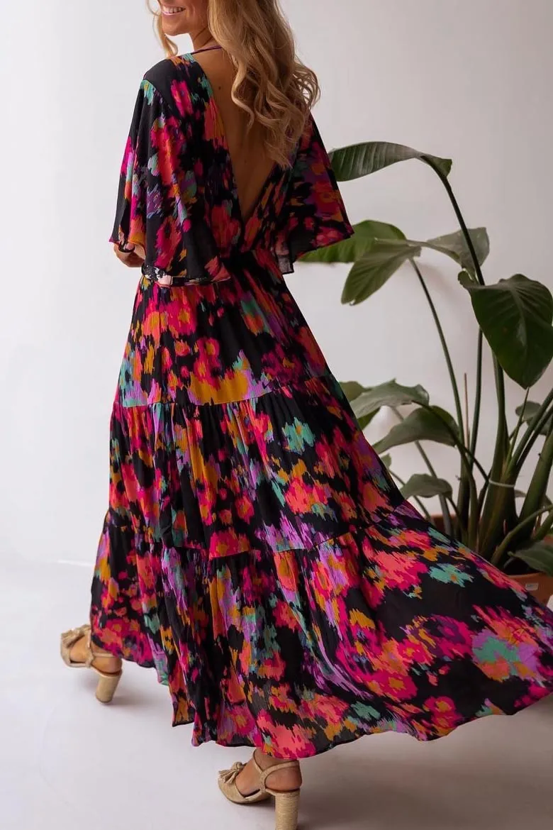 Give Your All Floral Maxi Dress