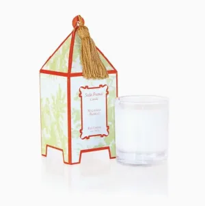 Malaysian Bamboo Toile Mini Pagoda Candle