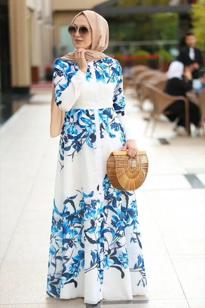 Porcelain Modest Dress