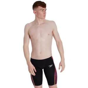 Speedo - Men's Fastskin LZR Pure Intent Jammer - Black/Red