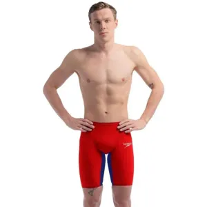 Speedo - Men's Fastskin LZR Pure Valor 2.0 Jammer - Red/Blue