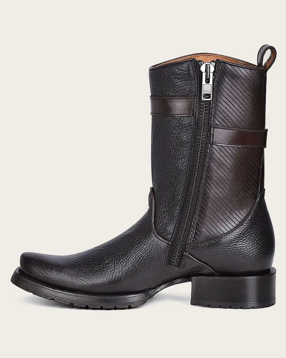 Urban casual look black boot